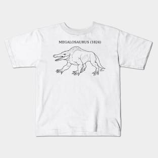 Vintage Megalosaurus Kids T-Shirt